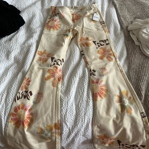Free People / Flare flower jeans